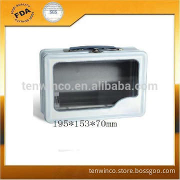 Portable Bags For Gift Sand Toys, Customizd Fancy Transparent Cover tin Boxes